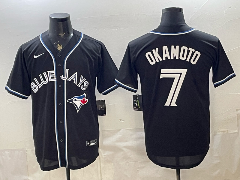 Men 2026 Toronto Blue Jays #7 Okamoto black Game Nike MLB Jersey 0527013
